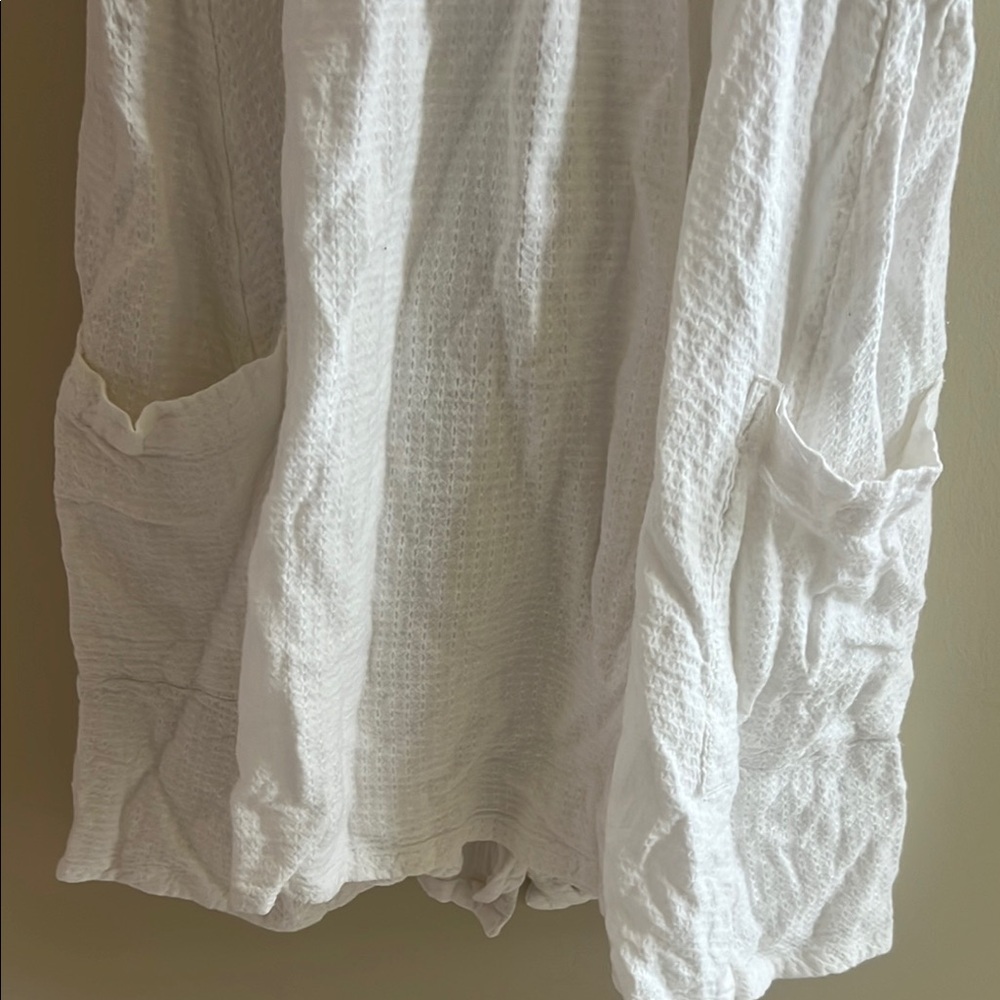 Roxy White Button-Down Dress Size Medium New - image 6